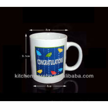 KC-057 Haonai ceramic espresso cups with printing